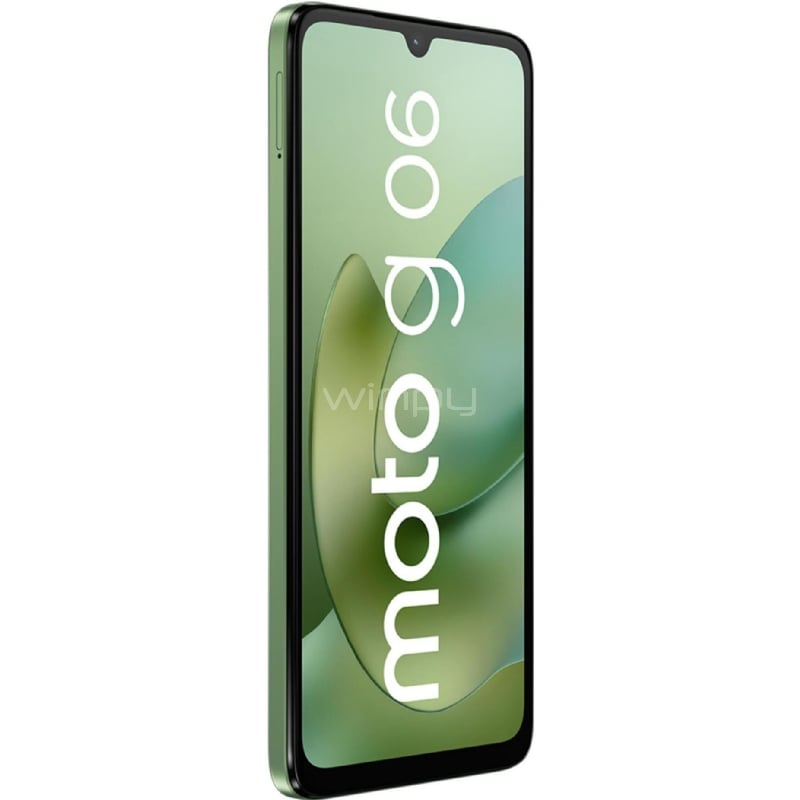 Celular Motorola Moto G06 de 6.88” (MediaTek Helio G81, 4GB RAM, 256GB Internos, Verde)