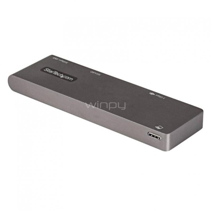 Adaptador Multipuerto HUB StarTech (USB-C a HDMI, USB-A, USB-C, SD, MicroSD)