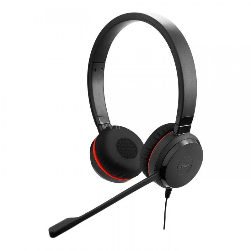 Audífonos Jabra Evolve 20SE MS Stereo (USB-C, 28mm, Busylight, Negro)