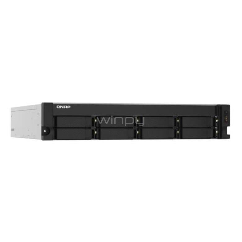 Servidor NAS QNAP TS-832PXU-RP (8 Bahías Sata, 4GB RAM, Rack 2U)