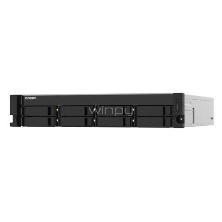 Servidor NAS QNAP TS-832PXU-RP (8 Bahías Sata, 4GB RAM, Rack 2U)