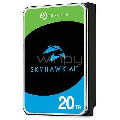 Disco Duro Seagate SkyHawk de 12TB (3.5“, SATA, 7200rpm, 512MB de Caché)
