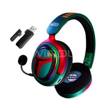 Audífonos Inalámbricos Primus Gaming Arcus 380BT Boba Fett Edición Limitada (Bluetooth, Verde/Marrón)
