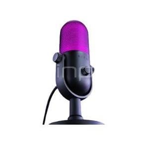 Micrófono Gamer Razer Seiren V3 Chroma (Supercardioide, RGB, USB-C, Negro)