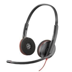 Audífonos Poly Blackwire 3220 (USB-C, Conector 3.5mm, Estéreo, Negro)
