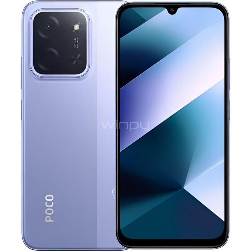 Celular Xiaomi POCO C85 de 6.9” (MediaTek Helio G81-Ultra, 6GB RAM, 128GB Internos, Morado)