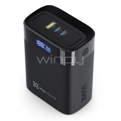 Batería Externa Klipxtreme KPB-850 de 30.000mAh (140W, 2x USB-C, 1x USB-A)