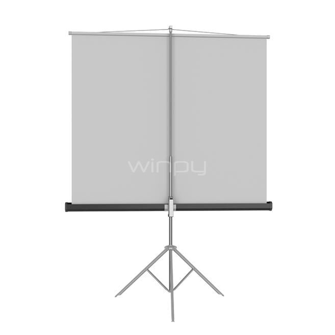 Telón de Proyección Klip Xtreme KPS-104 de 120“ (3.05m, 4:3, Tripode, Blanco Mate)