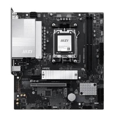 Placa Madre MSI PRO B850M-B GEN 4 (AM5, DDR5 8200MHz, M.2 x2, Micro ATX)