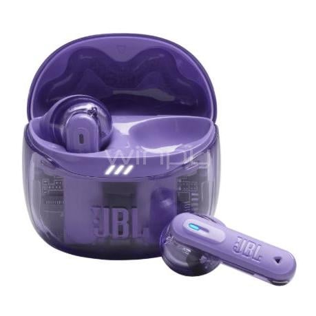 Audífonos Inalámbricos JBL Tune Flex 2 Ghost (Bluetooth, Púrpura)