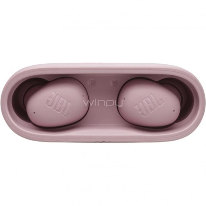 Audífonos Inalámbricos JBL Wave Buds 2 (Bluetooth, Rosado)