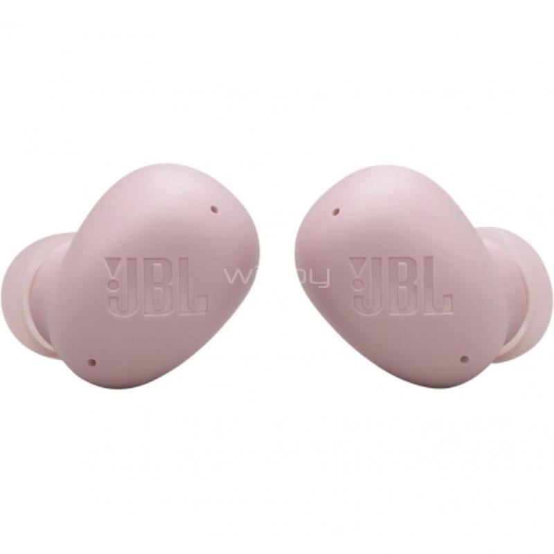 Audífonos Inalámbricos JBL Wave Buds 2 (Bluetooth, Rosado)