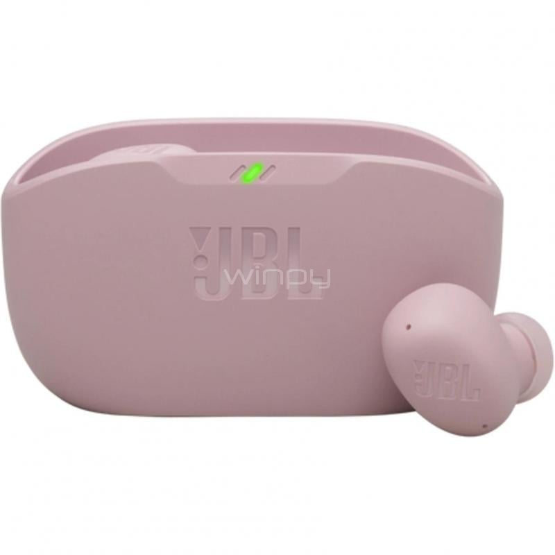 Audífonos Inalámbricos JBL Wave Buds 2 (Bluetooth, Rosado)