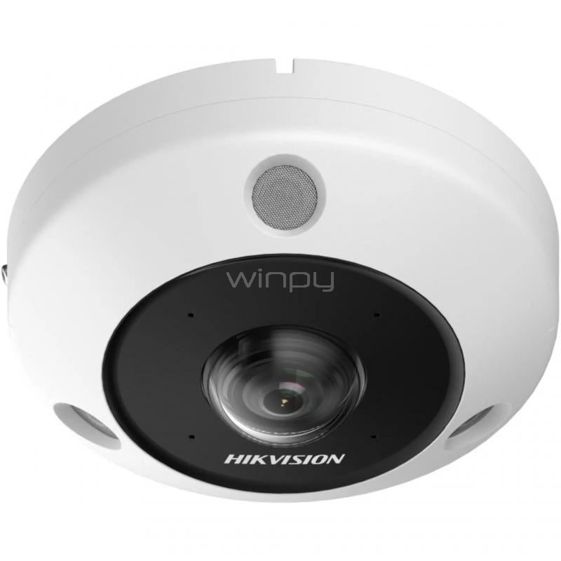 Cámara de Vigilancia IP Hikvision Domo (1.16mm, 6MP, PoE, Micrófono, IP67)