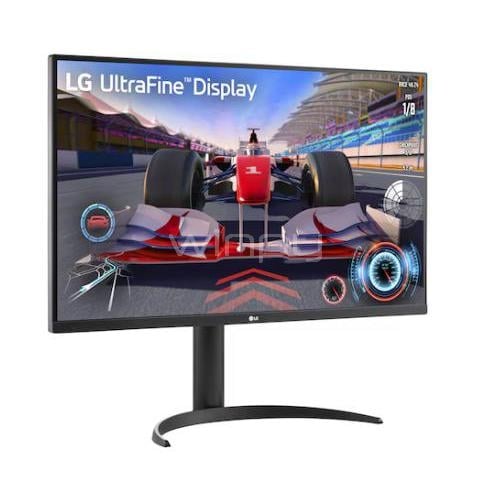 Monitor LG UltraFine 32UR550K-B de 31.5” (VA, 4K, 60Hz, 4ms, HDR10, DP+HDMI, VESA)