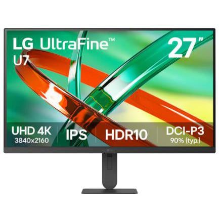 Monitor LG UltraFine 27U711B-B de 27” (IPS, 4K, 60Hz, 5ms, HDR10, DP+HDMI, VESA)