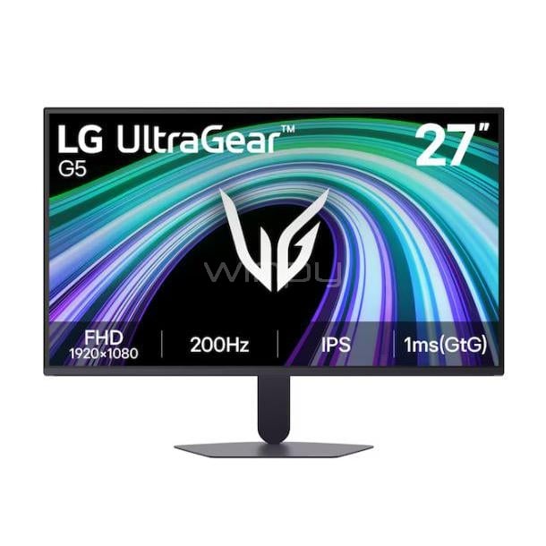 Monitor LG UltraGear 27G523B-B de 27” (IPS, Full HD, 200Hz, 1ms, DP+HDMI, FreeSync)