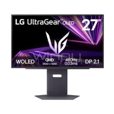 Monitor Gamer LG UltraGear 27GX790A-B de 27” (OLED, QHD, 480Hz, 0.03ms, DP+HDMI, VESA)