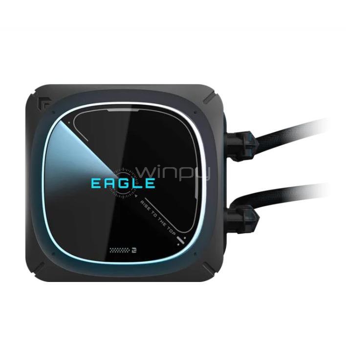 Refrigeración Líquida Gigabyte EAGLE 360 (LGA1851/AM5, 120mm x3, 3200rpm, Negro)