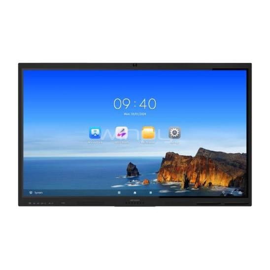 Pantalla Interactiva Hikvision DS-D5B86RB/FL de 86” (VA, 4K, 60Hz, HDMI+USB)