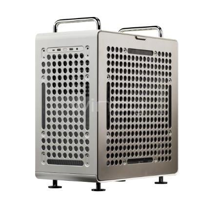Gabinete Gamer Cooler Master QUBE 540 Moonstone (E-ATX, Vidrio Templado, 1 Ventilador, Gris)