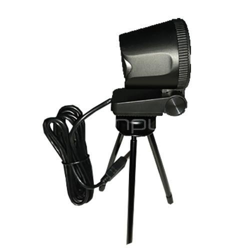 Webcam Profesional C180 (4K UHD, 30fps, Micrófono, USB, Negro)