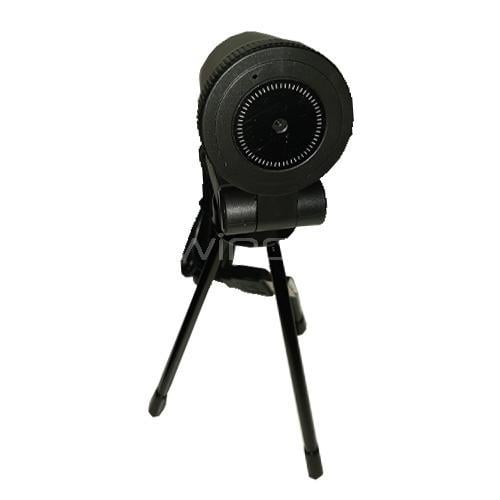 Webcam Profesional C180 (4K UHD, 30fps, Micrófono, USB, Negro)