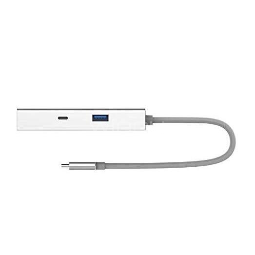 Adaptador Multipuerto HUB Generico (USB-C a HDMI, USB-A, RJ45)