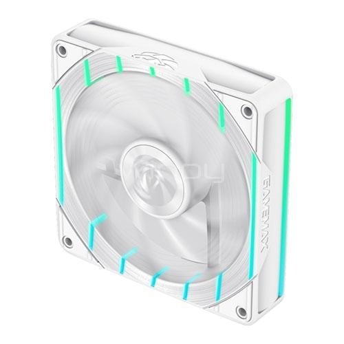 Ventilador GameMax Tornado T12 ARGB White (120mm, PWM)