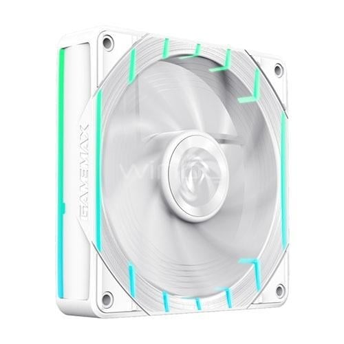 Ventilador GameMax Tornado T12 ARGB White (120mm, PWM)