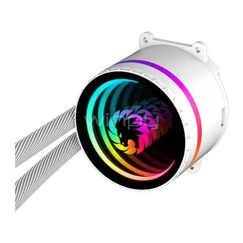 Refrigeración Líquida GameMax IceBurg 120 Infinity (LGA1700/AM4, 120mm, 2300rpm, PWM, Blanco)