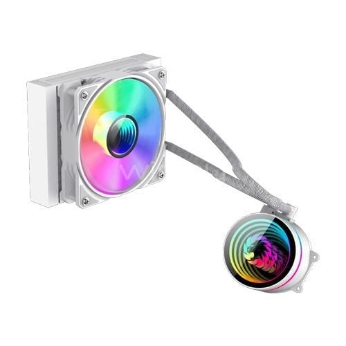Refrigeración Líquida GameMax IceBurg 120 Infinity (LGA1700/AM4, 120mm, 2300rpm, PWM, Blanco)