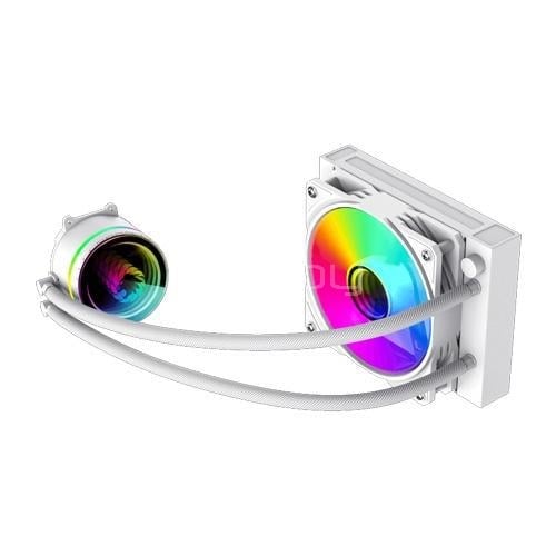 Refrigeración Líquida GameMax IceBurg 120 Infinity (LGA1700/AM4, 120mm, 2300rpm, PWM, Blanco)