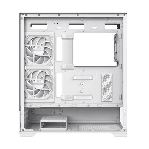 Gabinete Gamer GameMax Vista 2 AW (E-ATX, Vidrio Templado, 3 Ventiladores ARGB, Blanco)