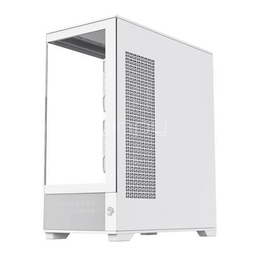 Gabinete Gamer GameMax Vista 2 AW (E-ATX, Vidrio Templado, 3 Ventiladores ARGB, Blanco)