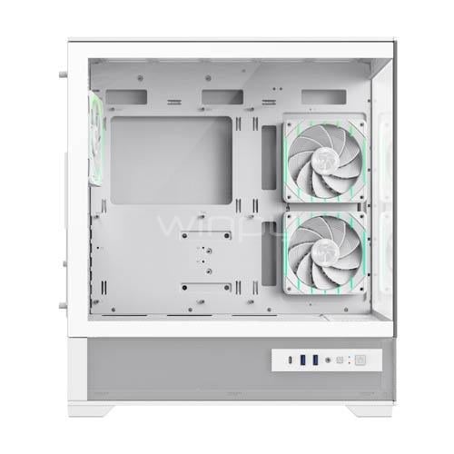Gabinete Gamer GameMax Vista 2 AW (E-ATX, Vidrio Templado, 3 Ventiladores ARGB, Blanco)