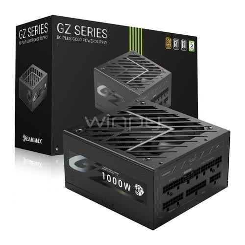Fuente de Poder GameMax GZ 1000G de 1000W (Certificada 80+ Gold, ATX)