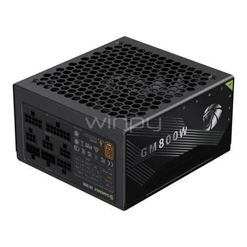 Fuente de Poder GameMax GM Series de 800W (Certificada 80+ Bronze, Modular, ATX)