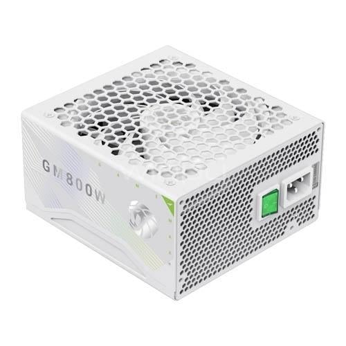 Fuente de Poder GameMax GM Series de 800W (Certificada 80+ Bronze, Modular, ATX, White)