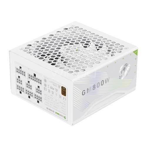 Fuente de Poder GameMax GM Series de 800W (Certificada 80+ Bronze, Modular, ATX, White)