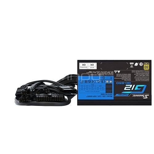 Fuente de Poder Seasonic G12 GC-650 de 650W (Certificada 80+ Gold, ATX)