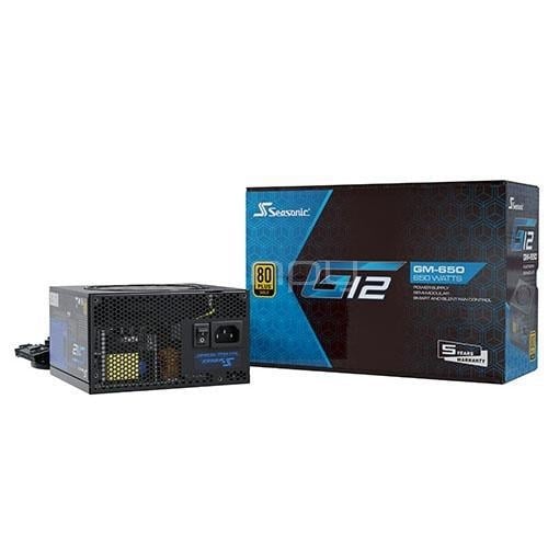 Fuente de Poder Seasonic G12 GM-650 de 650W (Certificada 80+ Gold, ATX)