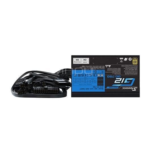 Fuente de Poder Seasonic G12 GC-750 de 750W (Certificada 80+ Gold, ATX)