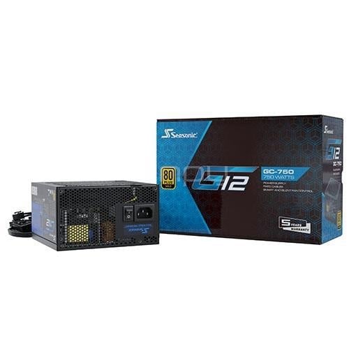 Fuente de Poder Seasonic G12 GC-750 de 750W (Certificada 80+ Gold, ATX)