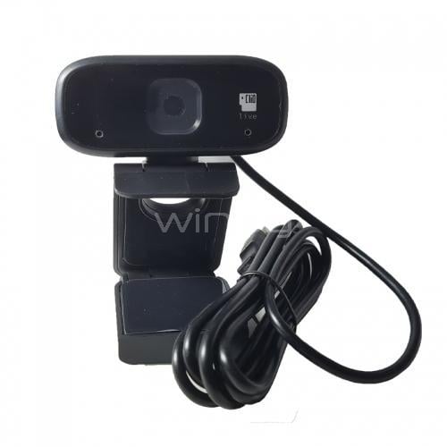 Webcam Clio Autofocus (Full HD, 30fps, 100°, Negro)