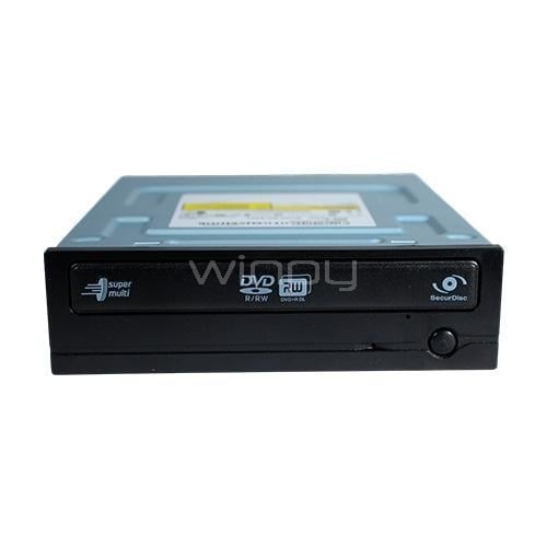 Lector/Grabador DVD Clio Interno de 5.25” (Hasta 8.5 GB, Negro)