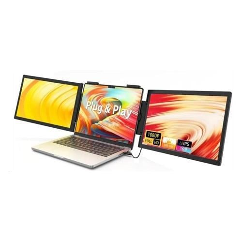 Extensor de Pantalla para Notebook Doble Clio Z140A01D de 14” (IPS, Full HD, Plegable, USB)