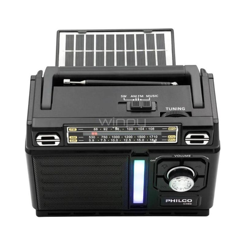 Radio Multibanda Philco 32PLCICX68 (Bluetooth, AM/FM/SW, Negro)