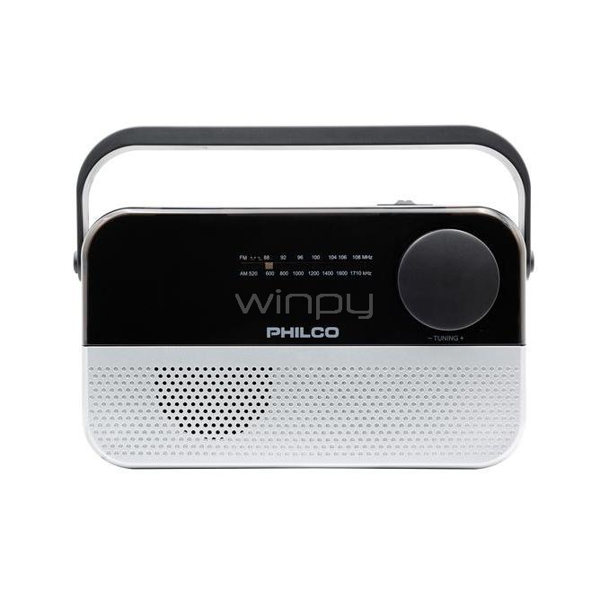 Radio Portátil Philco PJR2200BT Negro (AM/FM, Bluetooth, Altavoz)