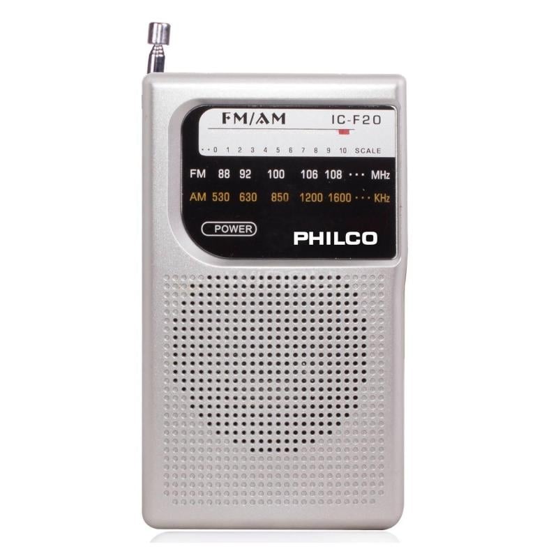 Radio Portátil con Parlante Philco 32PRRICF20 (AM/FM, Blanco)